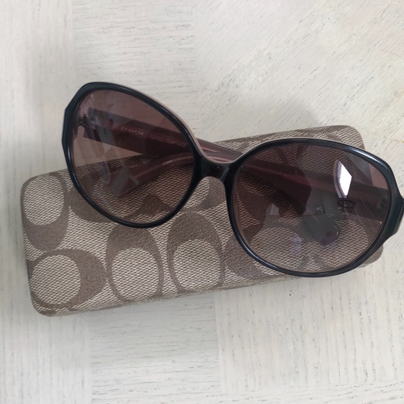 Coach Burgundy Sunglasses main image 2